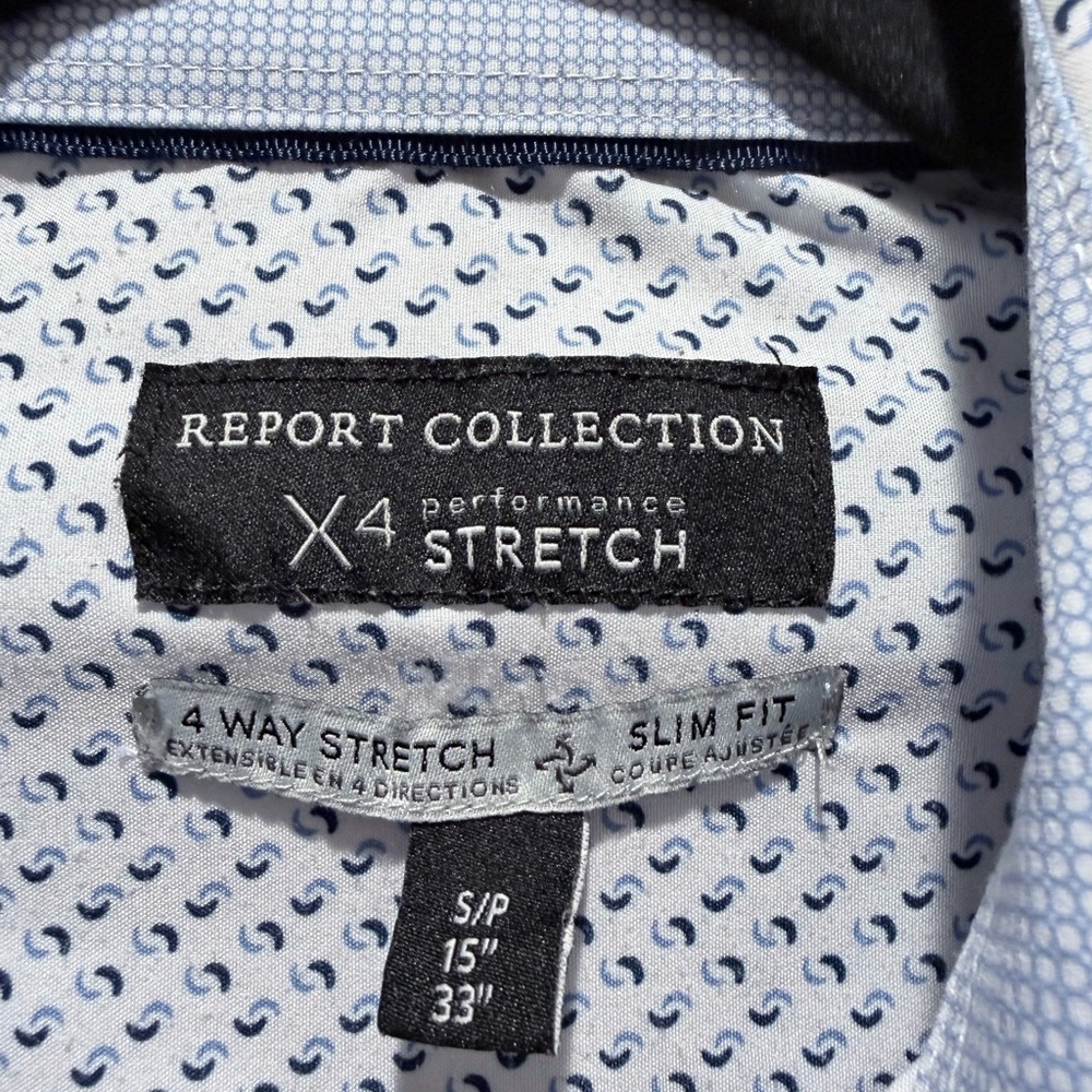Report Collection Light Blue Performance Stretch … - image 5
